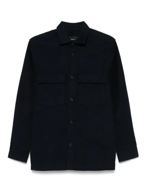 REMUS UOMO cotton overshirt Blue 13790