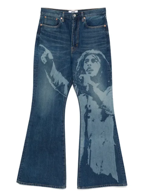 Junya Watanabe MAN printed jeans Blue WOP919