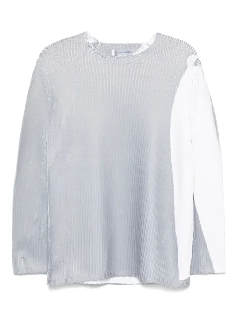 Comme Des Garçons Shirt knitted T-shirt Grey FON004