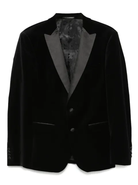 REMUS UOMO velvet blazer Black 11850