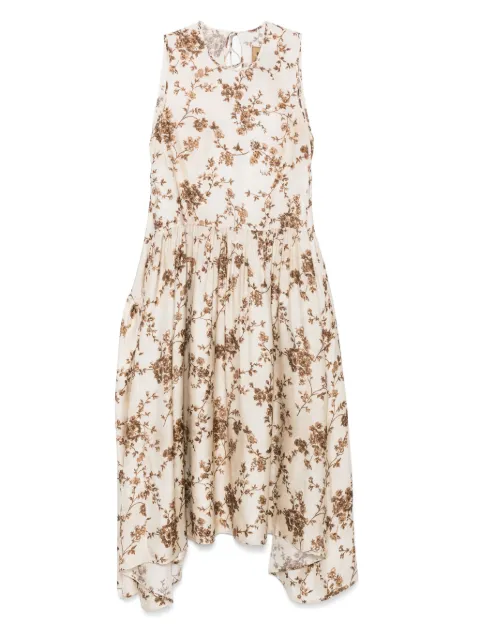 Uma Wang Avery midi dress White UW5053