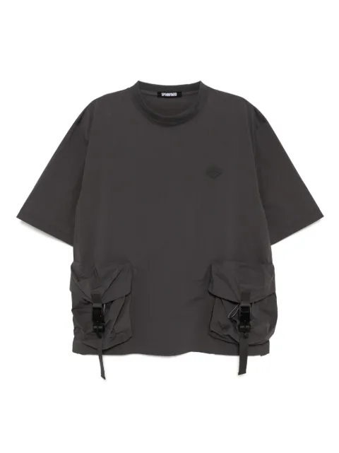 Spoonyard big military pockets T-shirt Grey WT004CHARCOAL