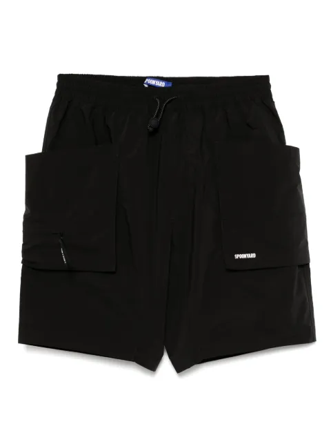 Spoonyard Solotex 3D patch pockets shorts Black SS011BLACK