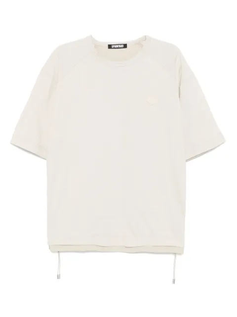 Spoonyard side lace-up T-shirt Neutrals KT109BEIGE