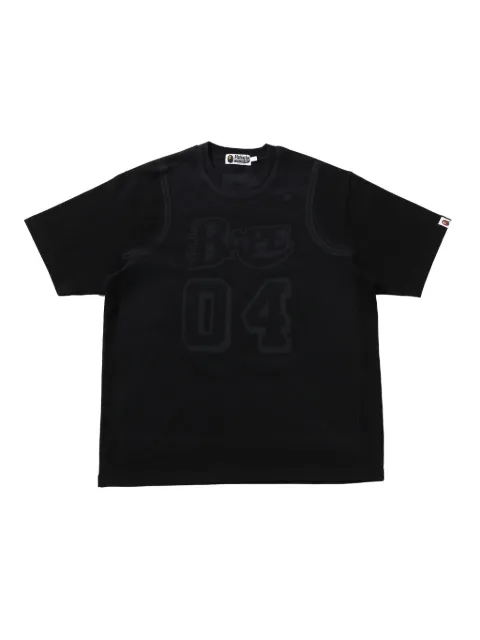 A BATHING APE® cotton T-shirt Black 001CSL301335M