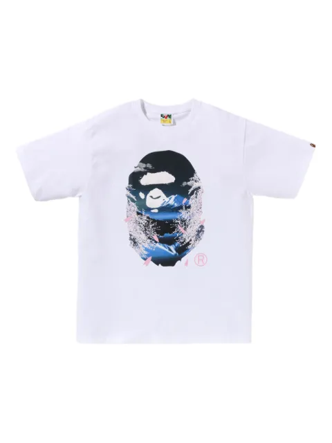 A BATHING APE® Sakura T-shirt White 001TEL201015F