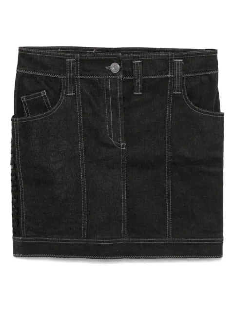 Christian Dior Pre-Owned 2006 denim skirt Black 134574