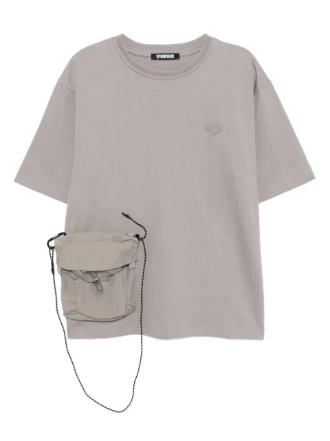 Spoonyard attached pocket T-shirt Grey KT078ZINC