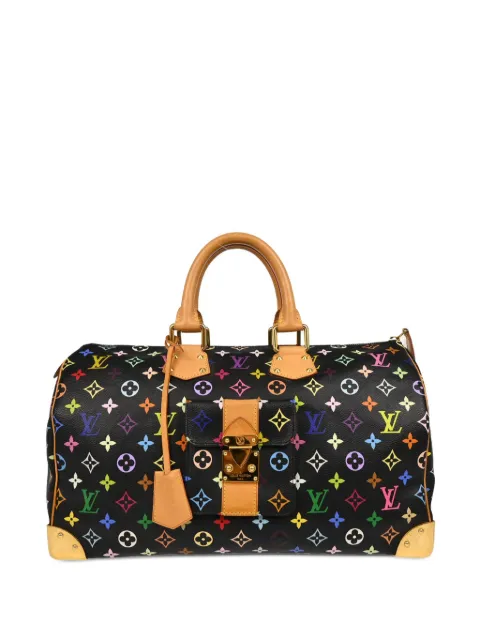 Louis Vuitton Pre-Owned x Takashi Murakami 2011 Speedy 40 handbag Black 153893