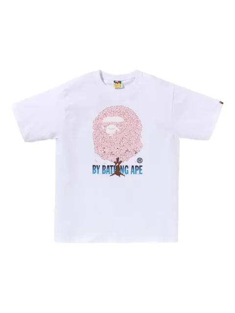A BATHING APE® Sakura T-shirt White 001TEL201018F