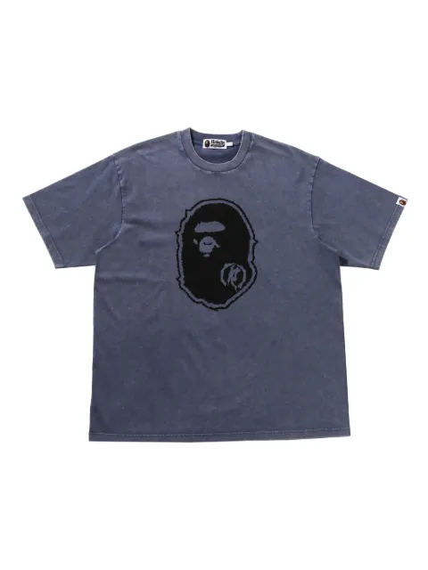 A BATHING APE® Head cotton T-shirt Grey 001CSL301342M