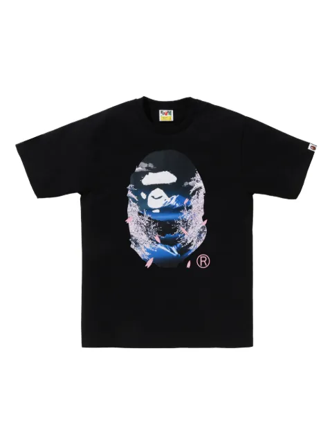 A BATHING APE® Sakura T-shirt Black 001TEL201015F