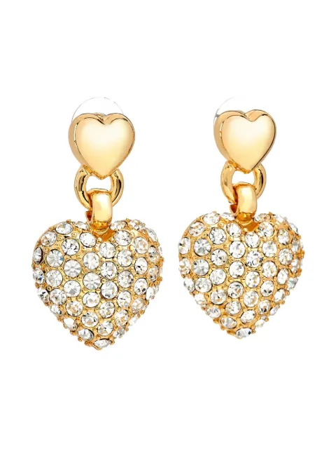 Kenneth Jay Lane crystal-embellished earrings Gold 9148EGCP