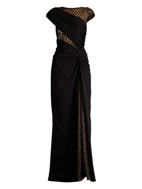 Tadashi Shoji sequin-embellished dress Black CHI24388L