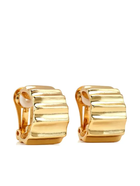 Kenneth Jay Lane polished-finish earrings Gold 8311EG