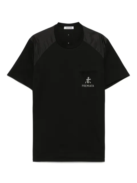 Premiata logo-print T-shirt Black PA1015