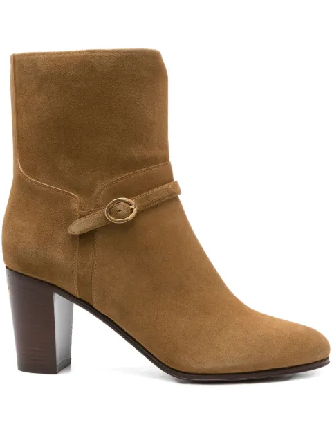 Valentino Garavani 75mm leather ankle boots Neutrals WS0MT7DHU