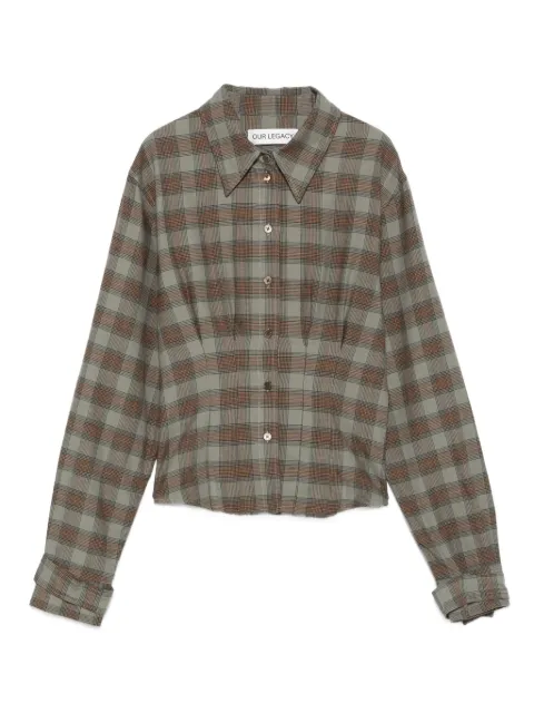 OUR LEGACY Envelop shirt Green W4252EI