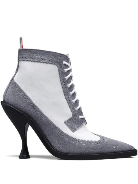 Thom Browne 90mm Wingtip boots Grey FFB204AL0037