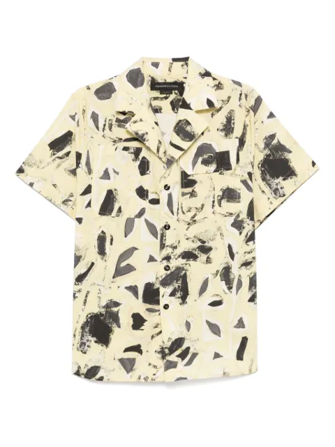 FEDERICO CINA bowling shirt Yellow FCS25SI0803