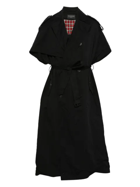Balenciaga belted trench coat Black 838802TSP13