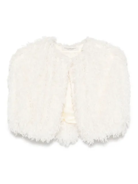 Philosophy Di Lorenzo Serafini fringed gilet White V10052142