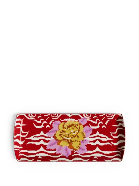Lisa Corti printed platter Red 0TRAYRECPCLINTG403515