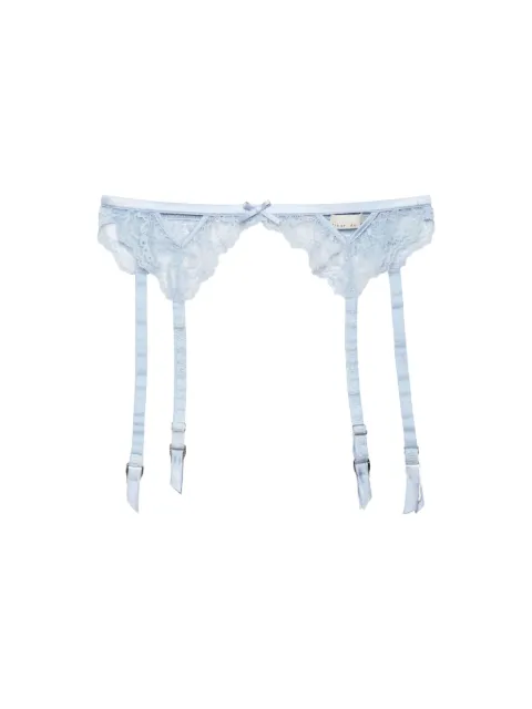 Fleur Du Mal Bianca garter belt Blue GR0098