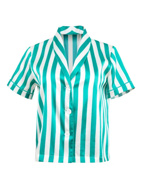 Fleur Du Mal Riviera shirt Green TP0403