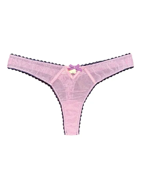 Fleur Du Mal Sabrina thong Pink PY0513
