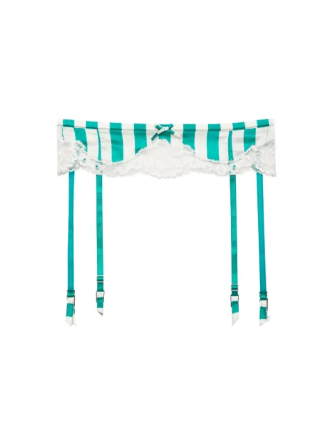 Fleur Du Mal Eve garter belt Green GR0100