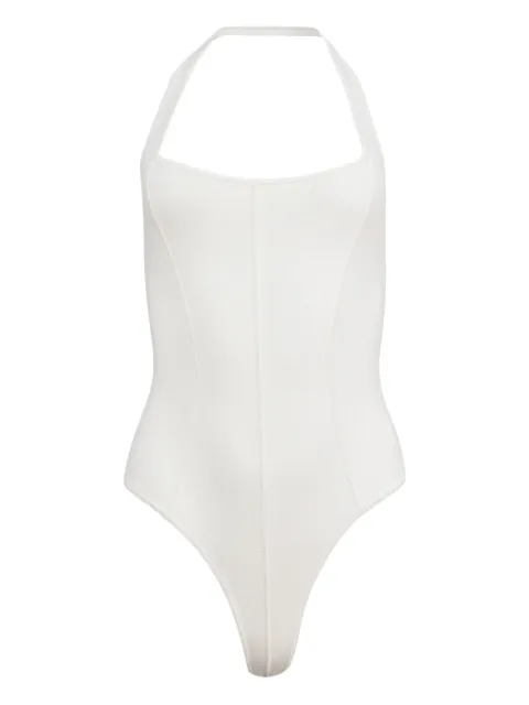 Fleur Du Mal Sofia bodysuit White BS0482