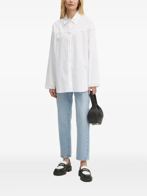 Patrizia Pepe central-tie poplin shirt White 8C0742AH74