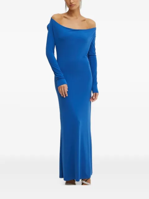 Patrizia Pepe cowl-neck maxi dress Blue 8A1443J015