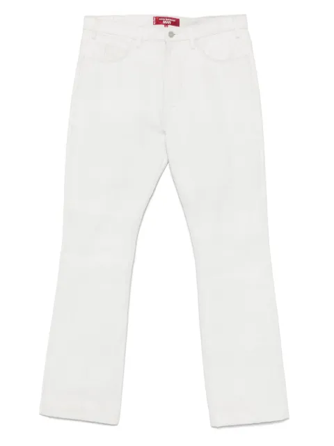 Junya Watanabe MAN logo-patch jeans Neutrals WOP21