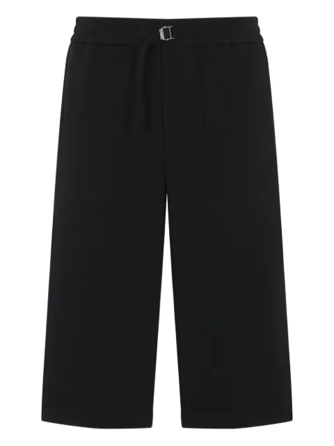 AMI Paris belted shorts Black HSO310CO0106