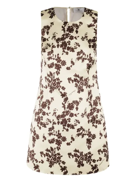 Elisabetta Franchi floral-print minidress Neutrals AB75951E2