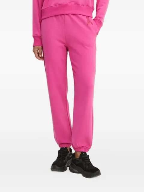 Patrizia Pepe Essential insect-logo track pants Pink 8P0687J079