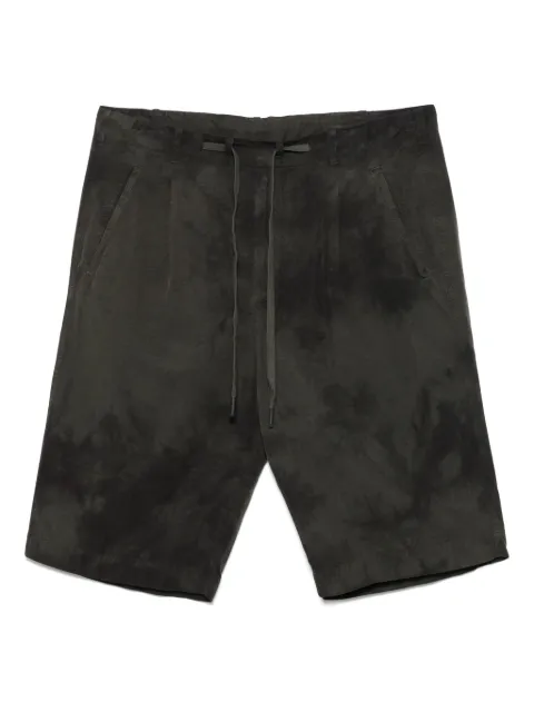 Andrea Ya'aqov drawstring shorts Green 25MUBO05TCOTTONCUPRO