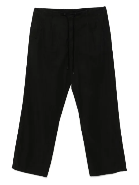 Andrea Ya'aqov drawstring trousers Black 25MUBO06COTTONCUPRO