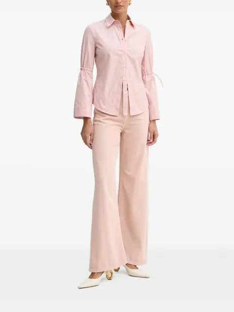 GUESS USA logo-patch jeans Pink W5RA82WFD53