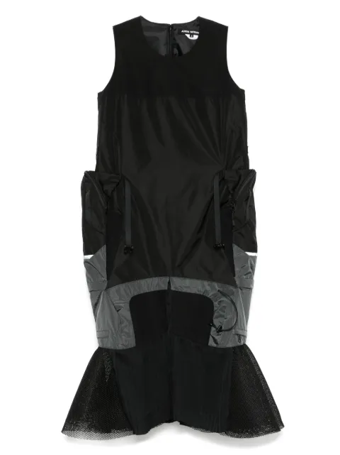 Junya Watanabe panelled midi dress Black JOO024