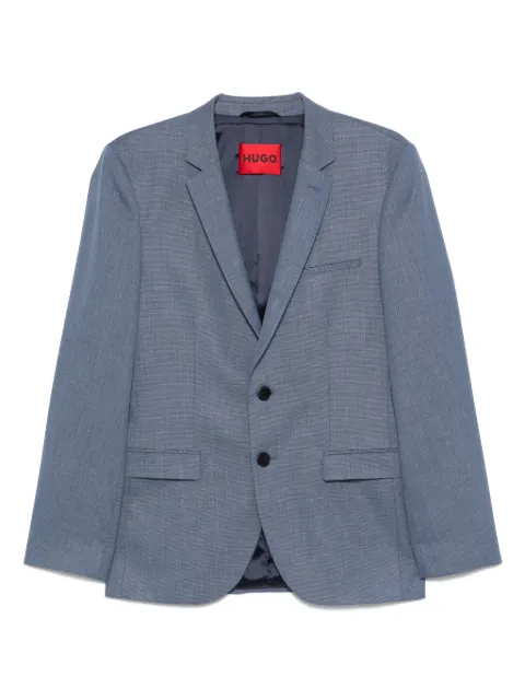 HUGO single-breasted blazer Blue 50538333