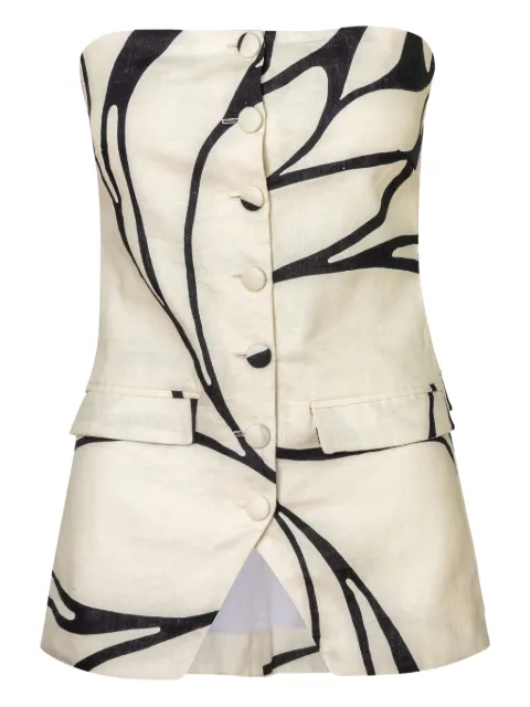 Cala de la Cruz Noah vest White 24A042