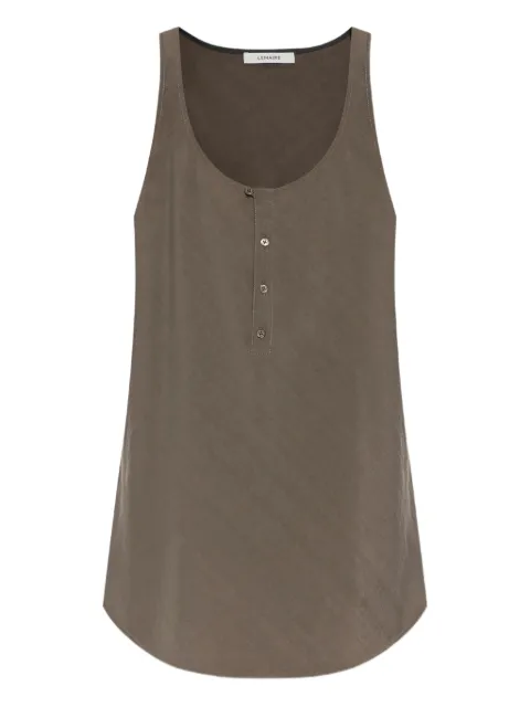 LEMAIRE scoop-neck top Brown TO1331LF1370