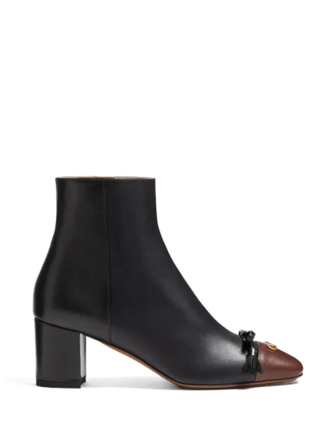 Valentino Garavani Valet Du Roi kidskin leather ankle boot 60mm Black WS0ML4DDT