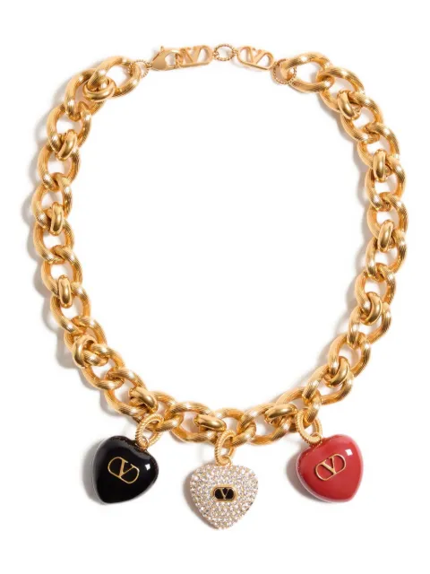 Valentino Garavani Coeur Royal gold-tone necklace Gold WJ0AR2VTI