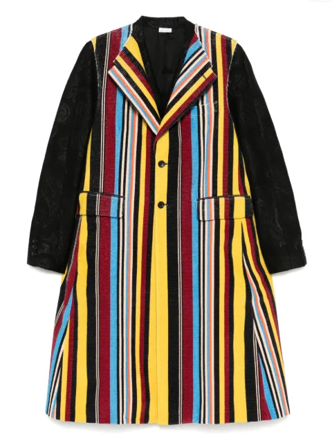 Comme des Garçons Homme Plus striped coat Black POJ045