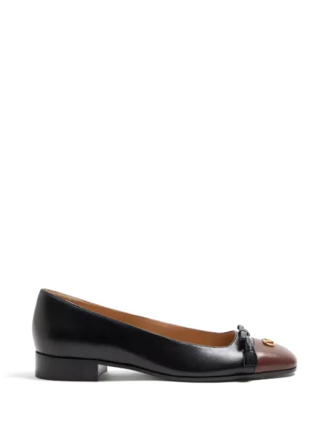 Valentino Garavani Valet Du Roi kidskin ballerina 25mm Black WS0MR8DDT