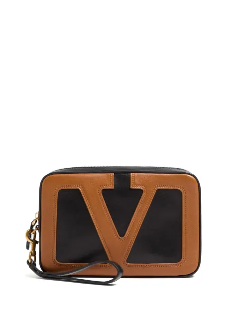 Valentino Garavani Viva Superstar clutch bag Black YP0AN5PTJ